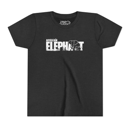 AFRICAN ELEPHANT Youth Tee Shirt by Zoo Guide™