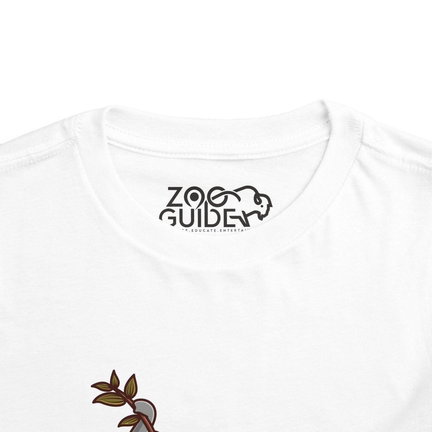 African Elephant Kawaii Style Toddler Tee Shirt by Zoo Guide™