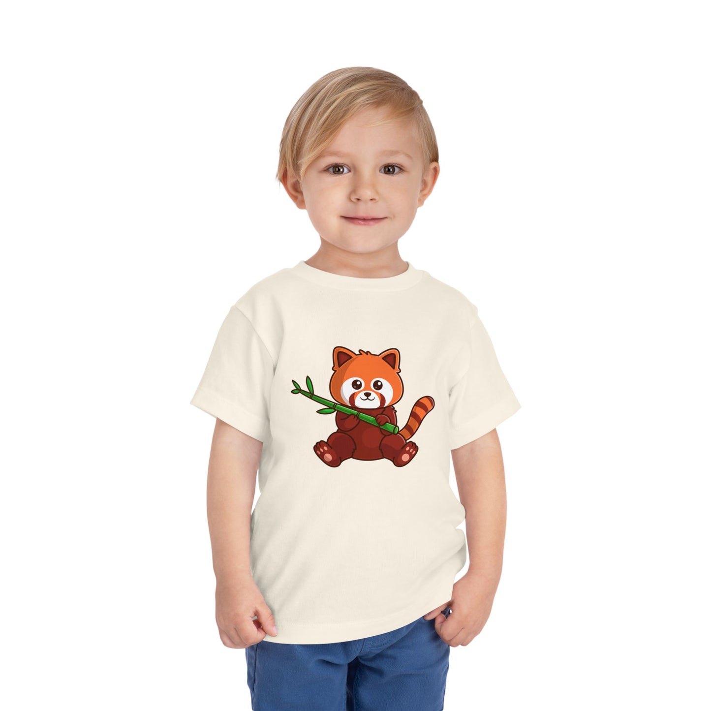 Red Panda Kawaii Style Toddler Tee Shirt by Zoo Guide™