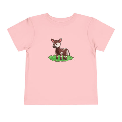 Okapi Kawaii Style Toddler Tee Shirt by Zoo Guide™