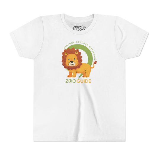 African Lion in Zoo Guide™ Waypoint Icon Youth Tee Shirt by Zoo Guide™