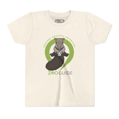 Giant Anteater Drinking in Zoo Guide™ Waypoint Icon Youth Tee Shirt by Zoo Guide™