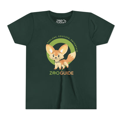 Fennec Fox in Zoo Guide™ Waypoint Icon Youth Tee Shirt by Zoo Guide™