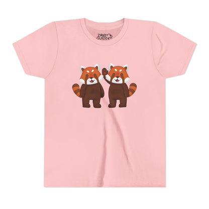 Red Panda Pals Youth Tee Shirt by Zoo Guide™
