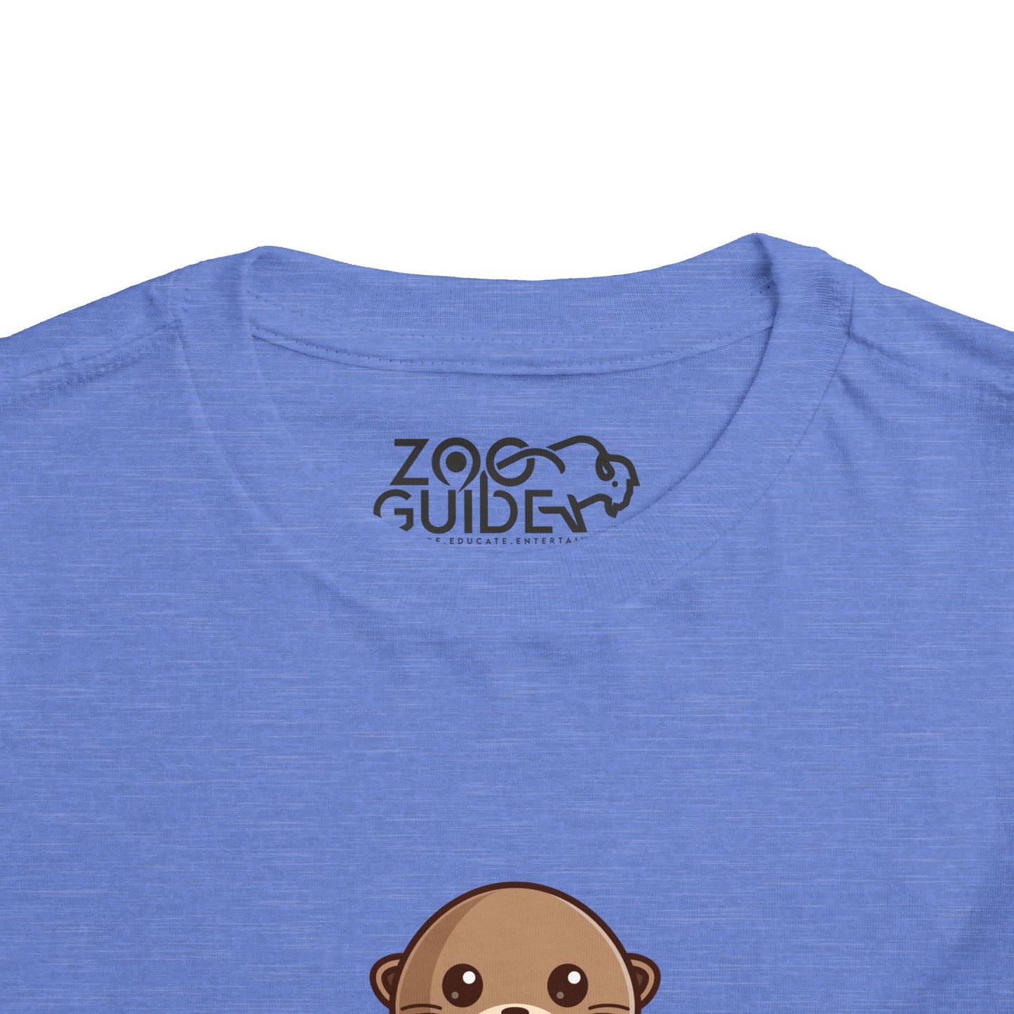 Otter Kawaii Style Toddler Tee Shirt by Zoo Guide™