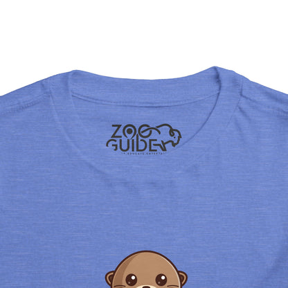 Otter Kawaii Style Toddler Tee Shirt by Zoo Guide™