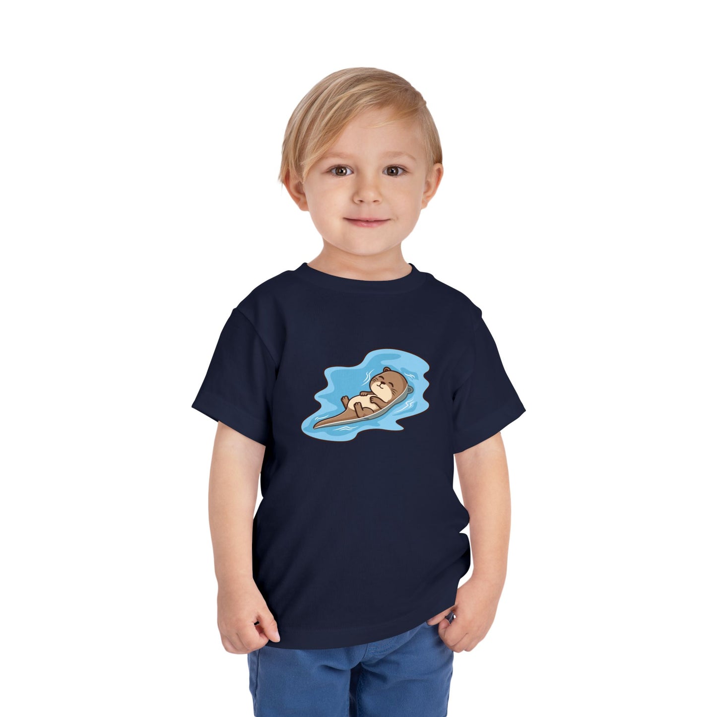 Otter Kawaii Style Toddler Tee Shirt by Zoo Guide™