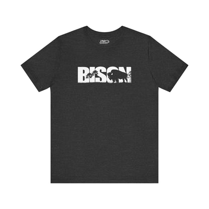 BISON Adult Unisex Tee Shirt by Zoo Guide™