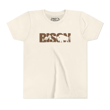 BISON Color Youth Tee Shirt by Zoo Guide™