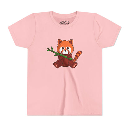 Red Panda Kawaii Style Youth Tee Shirt by Zoo Guide™