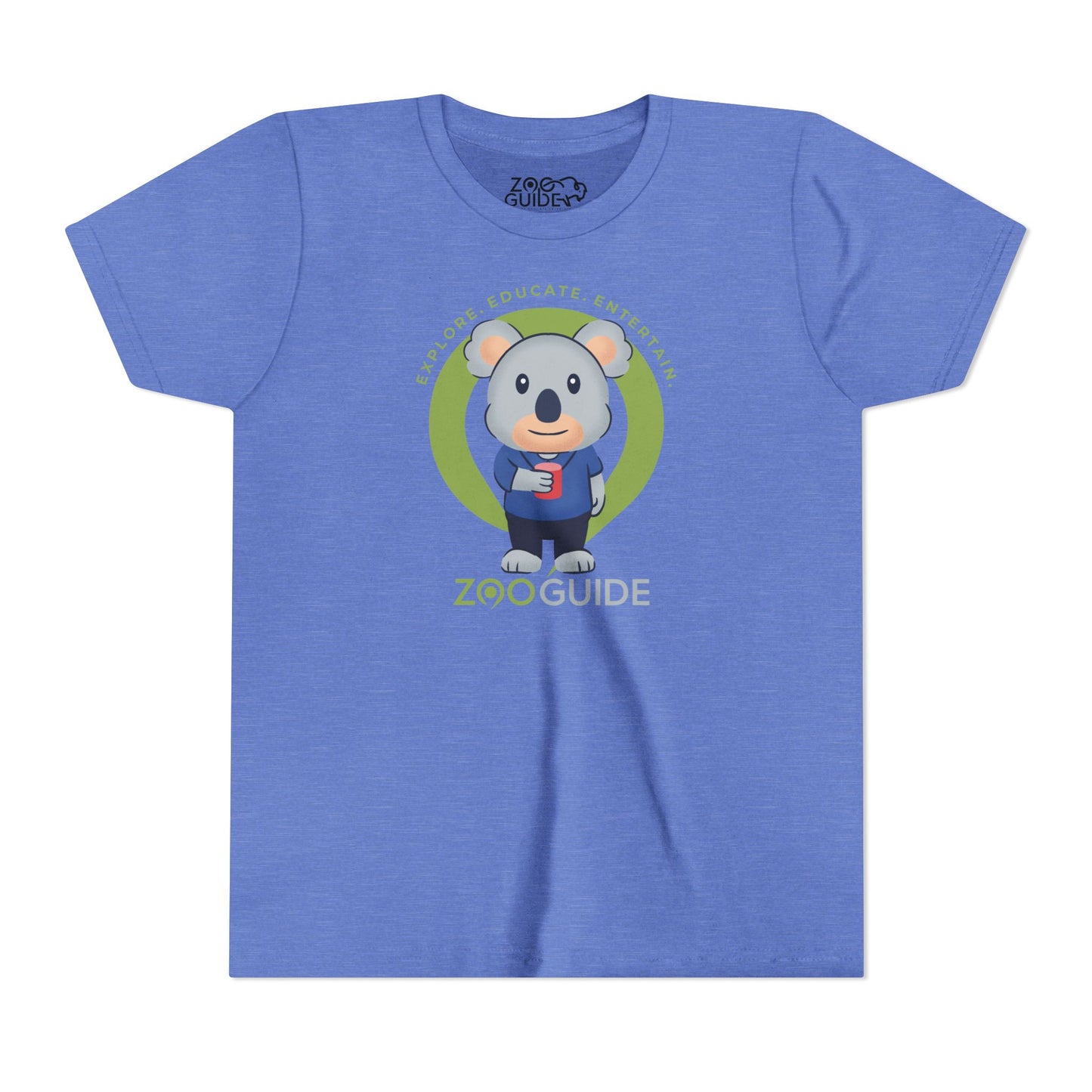 Koala with Cup in Zoo Guide™ Waypoint Icon Youth Tee Shirt by Zoo Guide™