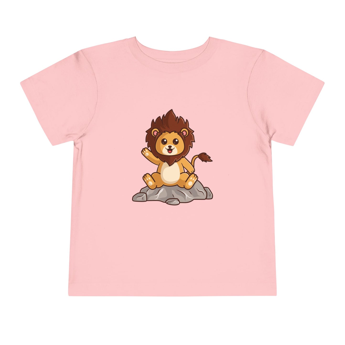 African Lion Kawaii Style Toddler Tee Shirt by Zoo Guide™