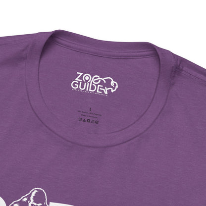 GORILLA Adult Unisex Tee Shirt by Zoo Guide™