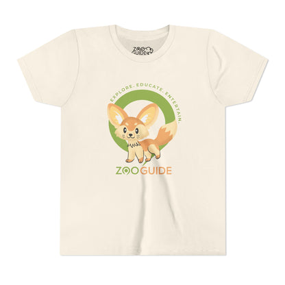 Fennec Fox in Zoo Guide™ Waypoint Icon Youth Tee Shirt by Zoo Guide™