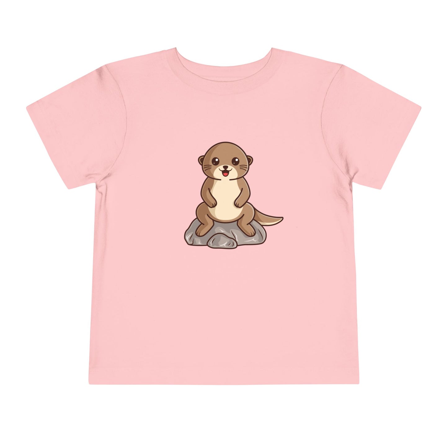 Otter Kawaii Style Toddler Tee Shirt by Zoo Guide™