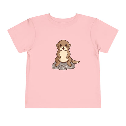 Otter Kawaii Style Toddler Tee Shirt by Zoo Guide™