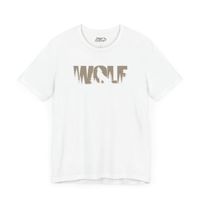 WOLF Color Adult Unisex Tee Shirt by Zoo Guide™