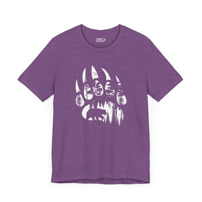 Bear Print Adult Unisex Tee Shirt by Zoo Guide™