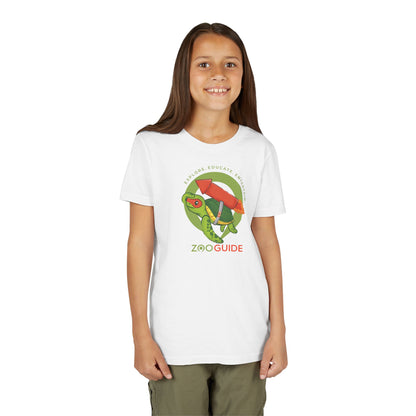 Sea Turtle on Rocket in Zoo Guide™ Waypoint Icon Youth Tee Shirt by Zoo Guide™