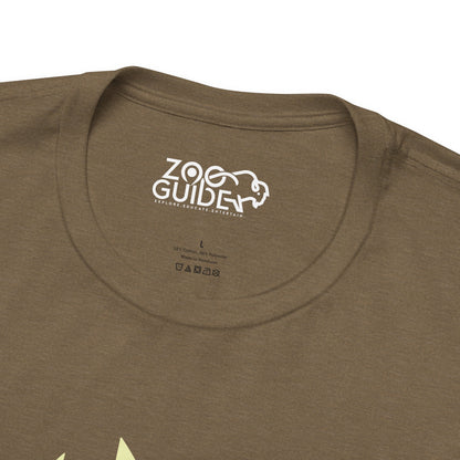 Bear Print Adult Unisex Tee Shirt by Zoo Guide™
