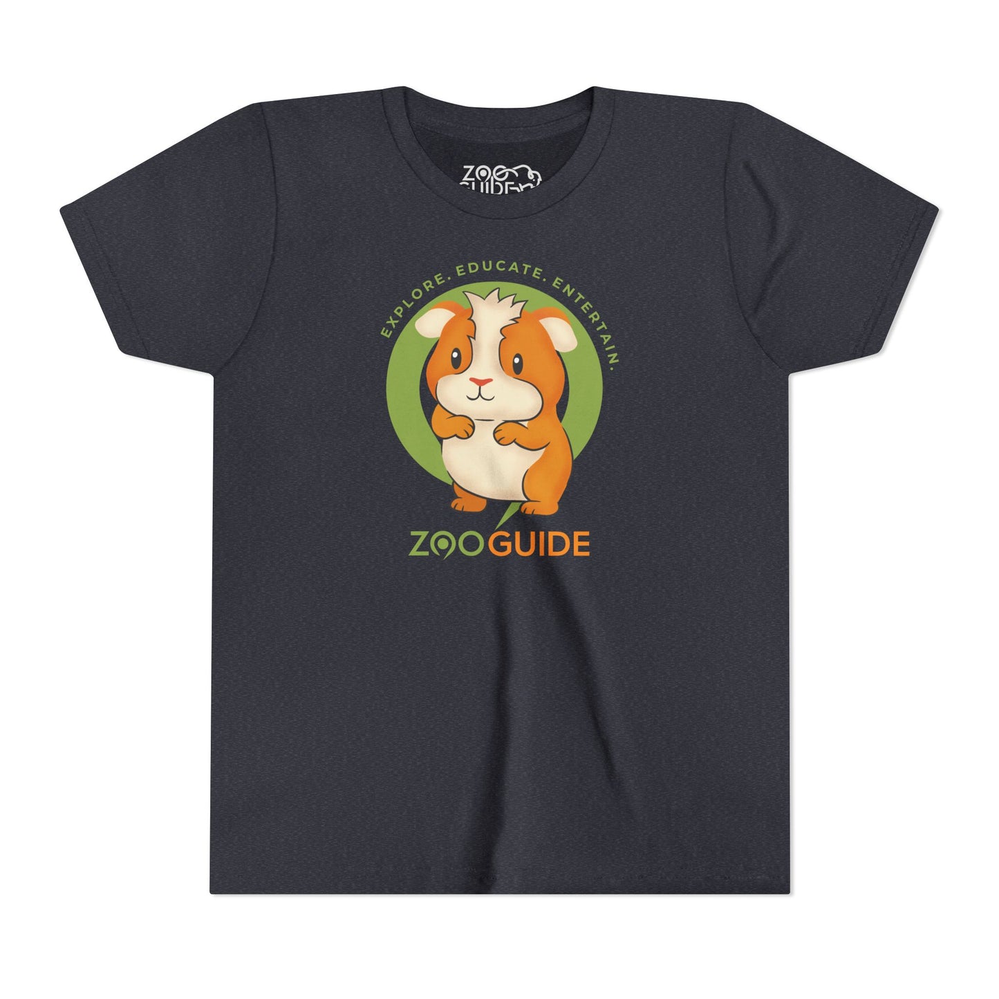 Guinea Pig Standing in Zoo Guide™ Waypoint Icon Youth Tee Shirt by Zoo Guide™