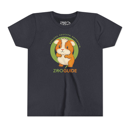 Guinea Pig Standing in Zoo Guide™ Waypoint Icon Youth Tee Shirt by Zoo Guide™