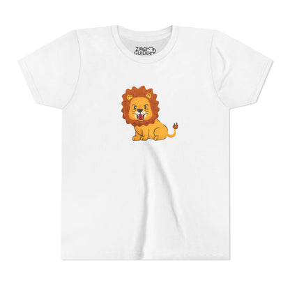 Lion Roaring Youth Tee Shirt by Zoo Guide™