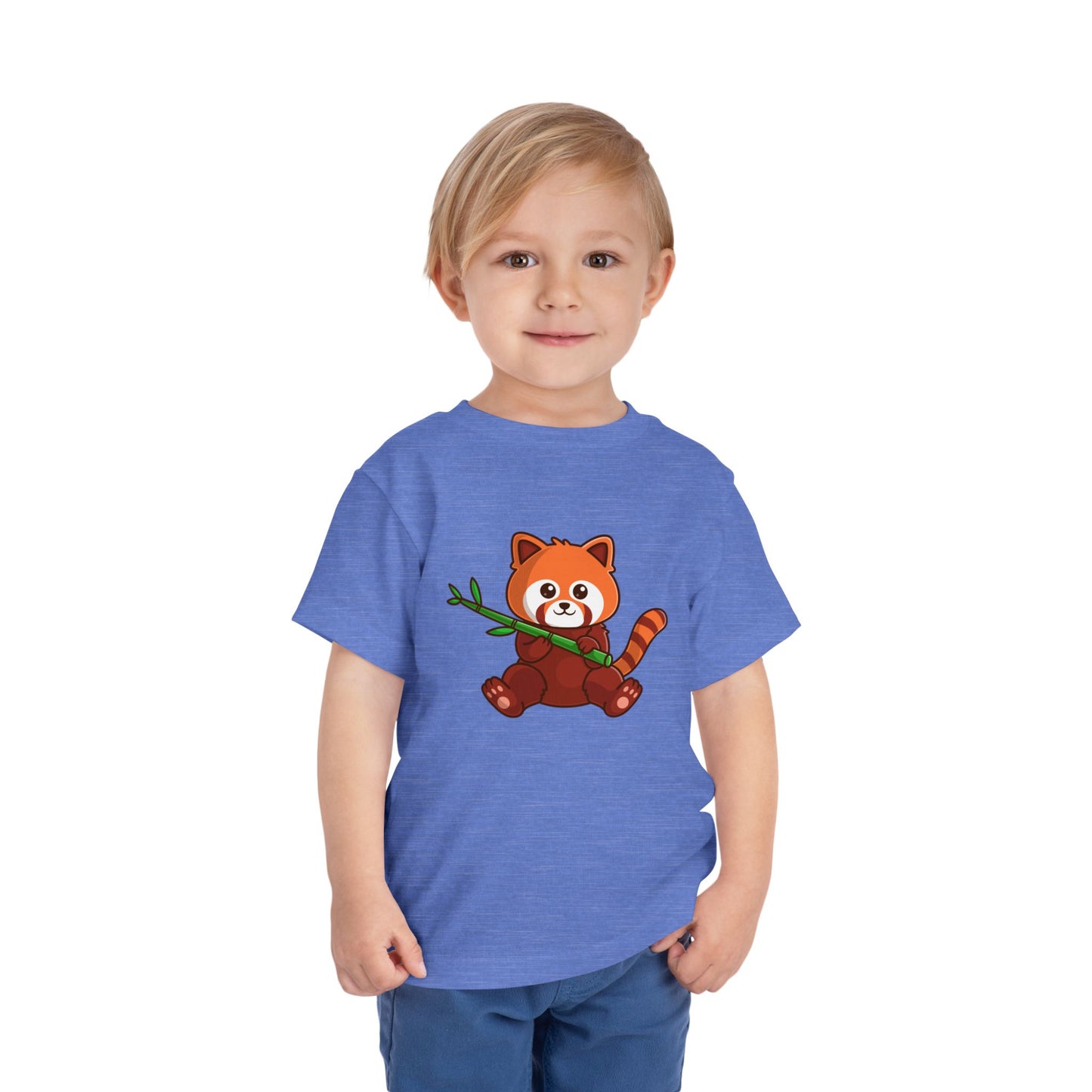 Red Panda Kawaii Style Toddler Tee Shirt by Zoo Guide™