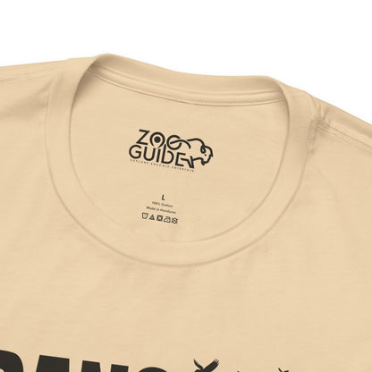 ORANGUTAN Adult Unisex Tee Shirt by Zoo Guide™