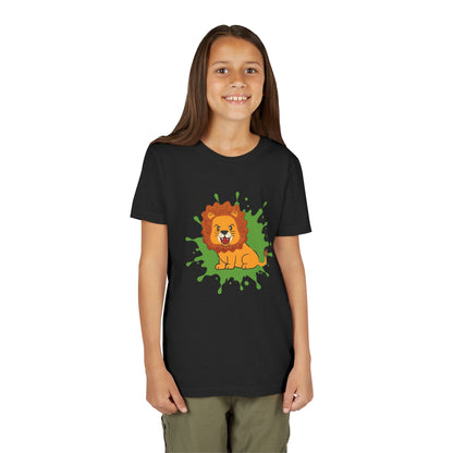 Roaring Lion Color Splash Youth Tee Shirt by Zoo Guide™