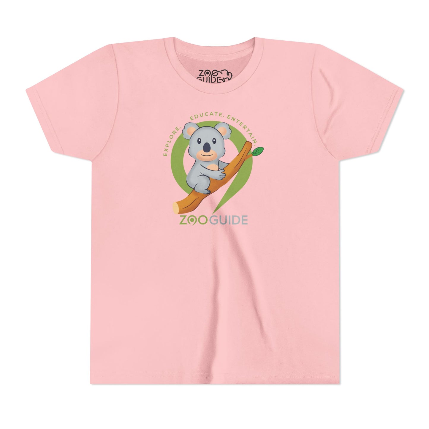 Koala on Branch in Zoo Guide™ Waypoint Icon Youth Tee Shirt by Zoo Guide™