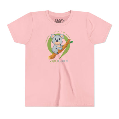 Koala on Branch in Zoo Guide™ Waypoint Icon Youth Tee Shirt by Zoo Guide™