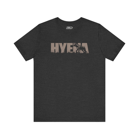 HYENA Color Adult Unisex Tee Shirt by Zoo Guide™