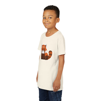 Red Panda Sitting Youth Tee Shirt by Zoo Guide™