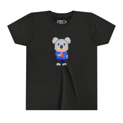 Koala with Cup Youth Tee Shirt by Zoo Guide™