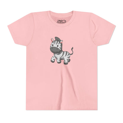 Zebra Youth Tee Shirt by Zoo Guide™