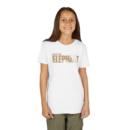 AFRICAN ELEPHANT Youth Tee Shirt by Zoo Guide™