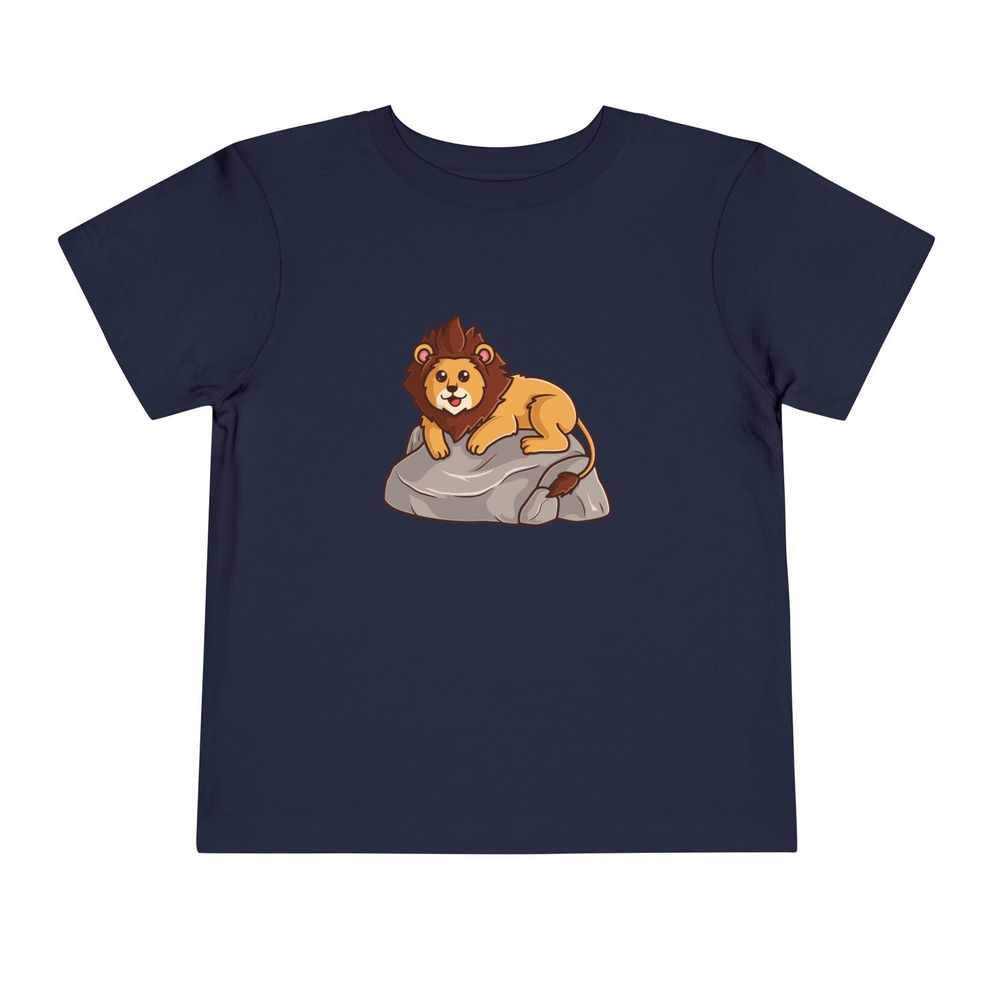 African Lion Hippo Kawaii Style Toddler Tee Shirt by Zoo Guide™