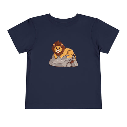 African Lion Hippo Kawaii Style Toddler Tee Shirt by Zoo Guide™