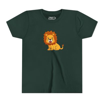 Lion Roaring Youth Tee Shirt by Zoo Guide™