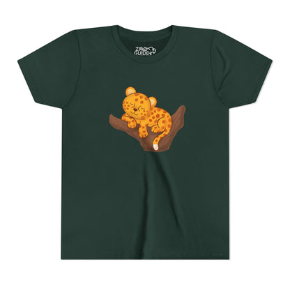 African Leopard in Tree Youth Tee Shirt by Zoo Guide™