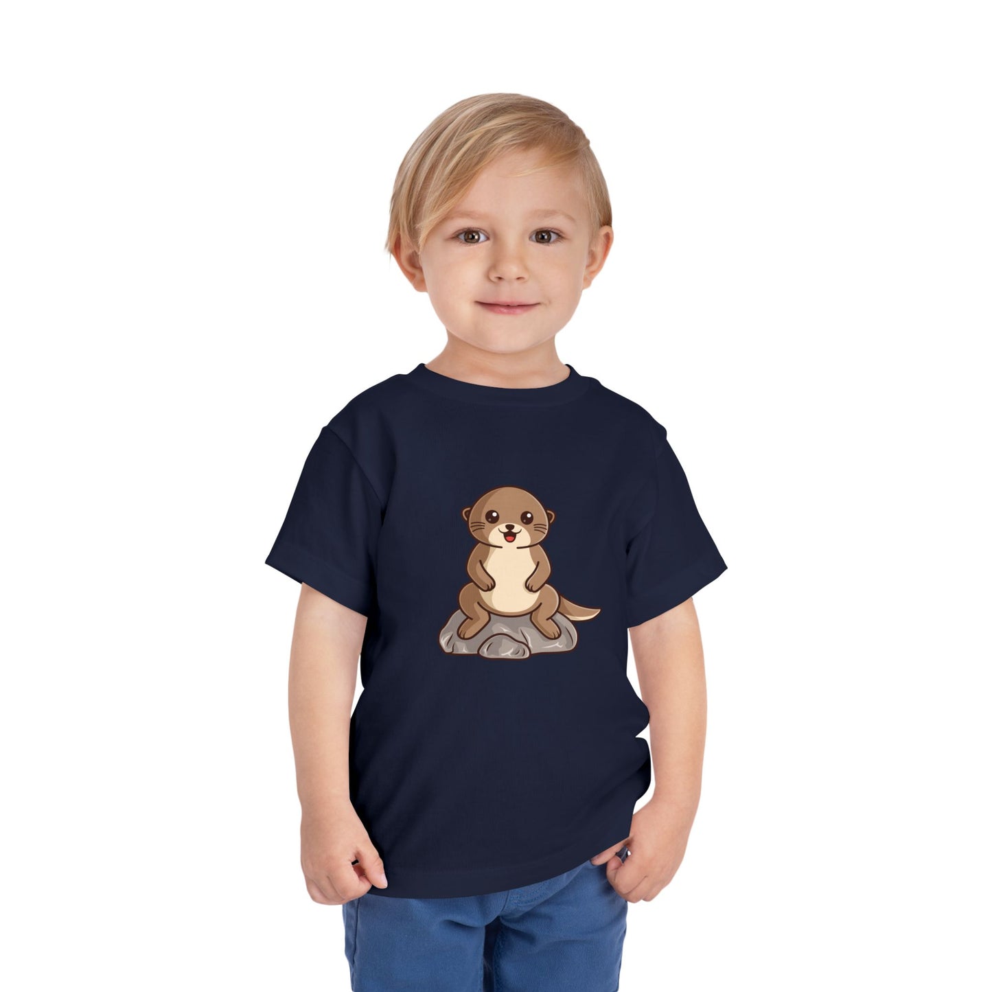 Otter Kawaii Style Toddler Tee Shirt by Zoo Guide™