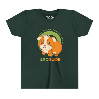 Guinea Pig in Zoo Guide™ Waypoint Icon Youth Tee Shirt by Zoo Guide™