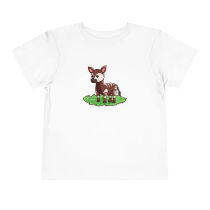 Okapi Kawaii Style Toddler Tee Shirt by Zoo Guide™