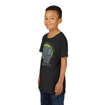 African Elephant in Zoo Guide™ Waypoint Icon Youth Tee Shirt by Zoo Guide™