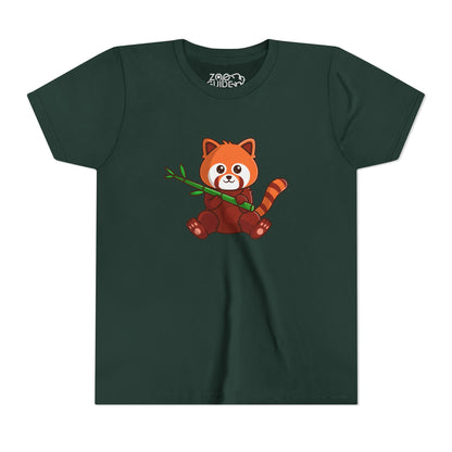 Red Panda Kawaii Style Youth Tee Shirt by Zoo Guide™