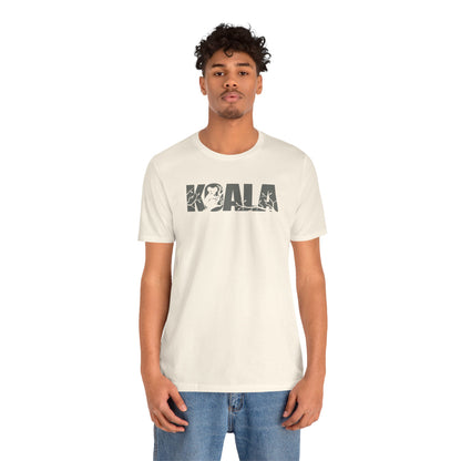 KOALA Color Adult Unisex Tee Shirt by Zoo Guide™