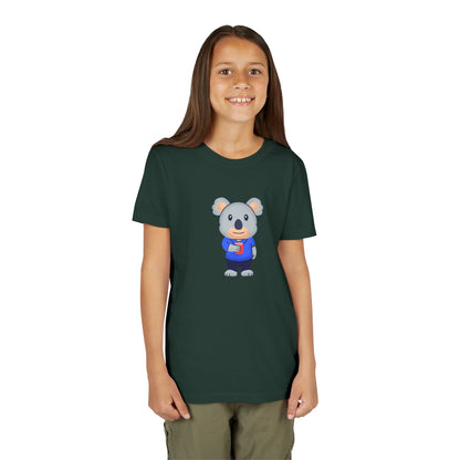 Koala with Cup Youth Tee Shirt by Zoo Guide™