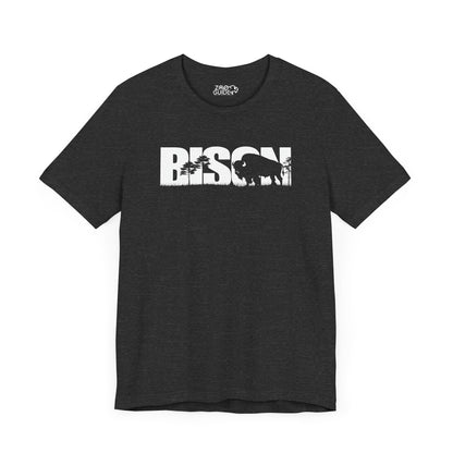 BISON Adult Unisex Tee Shirt by Zoo Guide™