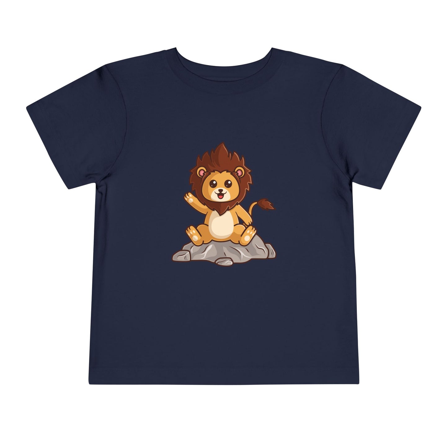 African Lion Kawaii Style Toddler Tee Shirt by Zoo Guide™